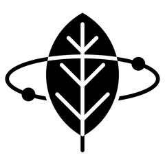 Green Technology Glyph Icon