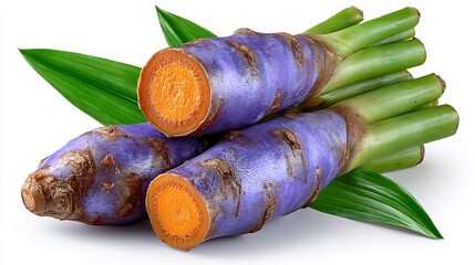 Vibrant Purple Turmeric Roots: A Culinary and Medicinal Delight