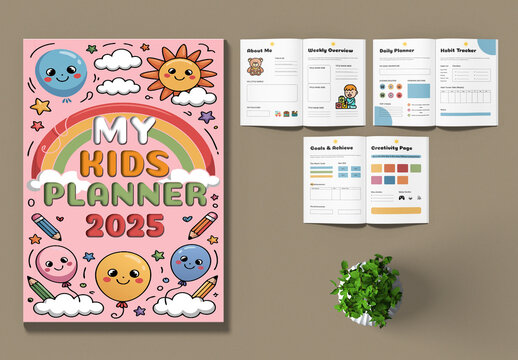 Kids Planner Template Layout