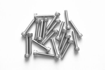 Socket head allen bolt stainless steel.