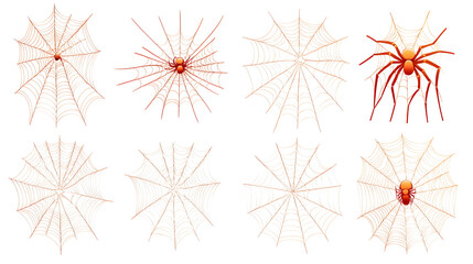 Spider web, spider, Christmas material, Halloween, Easter, transparent picture, cutout, png