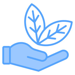 Obraz premium Sustainable Blue Icon