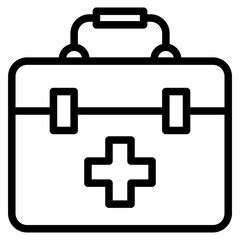 First aid icon vector illustration