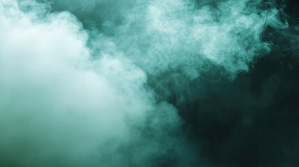 Aqua-hued mist swirls mysteriously, conjuring ethereal dreams akin to Samhain spectral reveries or Japanese Obon ancestral whispers