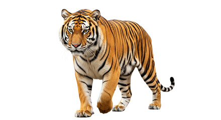 Fototapeta premium Tiger transparent PNG background