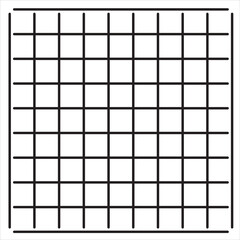 This image shows a collection of nine different abstract geometric patterns