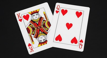 King and Queen of Hearts Cards.