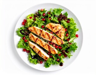 Healthy Grilled Chicken Breast Salad