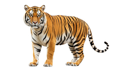 Obraz premium Tiger transparent PNG background