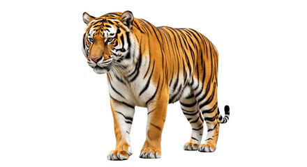 Obraz premium Tiger transparent PNG background