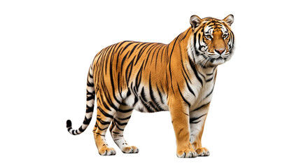 Obraz premium Tiger transparent PNG background