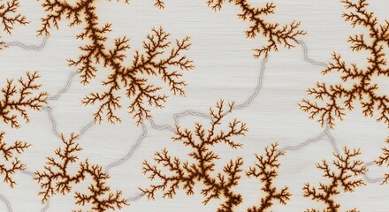 Lichtenberg figure on acrylic glass showing electrical treeing pattern