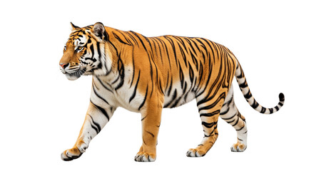 Fototapeta premium Tiger transparent PNG background