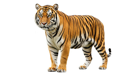 Obraz premium Tiger transparent PNG background