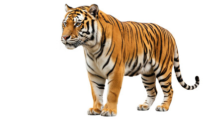Obraz premium Tiger transparent PNG background