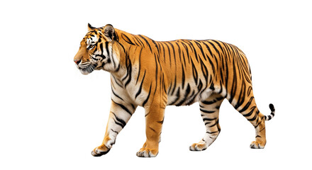Fototapeta premium Tiger transparent PNG background