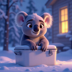 A delightful koala bear striking all sorts of charming poses.