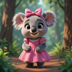 A delightful koala bear striking all sorts of charming poses.