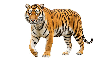 Obraz premium Tiger transparent PNG background