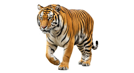 Obraz premium Tiger transparent PNG background