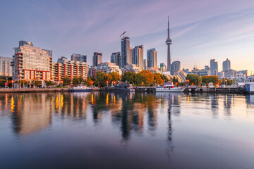 Toronto, Ontario, Canada Downtown Cityscape at Twilight