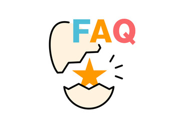 ヘルプとサポート POPでやさしいFAQアイコン