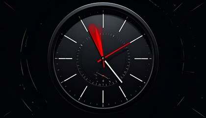 Close-up of a modern clock