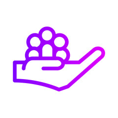 people gradient icon