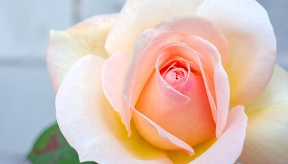 Close-up of a pastel rose