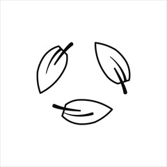 sustainability icons. simple line vector