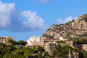 Fototapeta premium The Prince's palace of Monaco in residence building of Grimaldi family