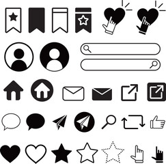 SNS　アイコン　セット