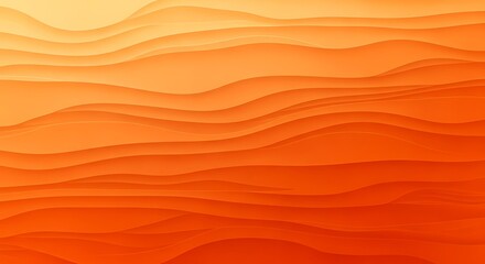 Abstract Orange Wave Pattern.
