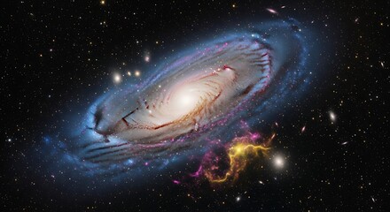Spiral Galaxy Space Nebula Cosmic.