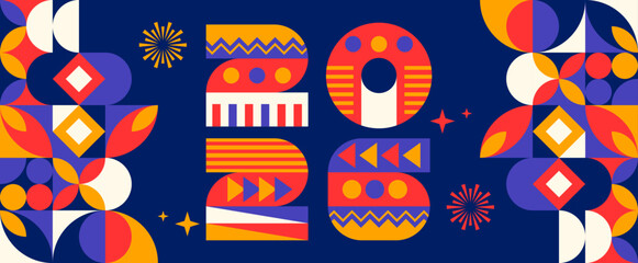 New Year 2026 Celebration Banner Design