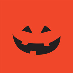 Halloween Background with Pumpkin Illustration