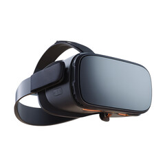 Fototapeta premium Virtual reality headset isolated on transparent background.