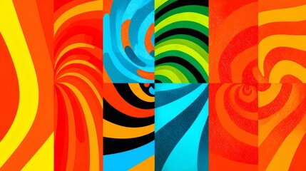 Colorful swirling background creating dynamic visual effect