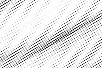 Grunge halftone gradient texture. Faded grit noise background. Sandy gritty wallpaper. Retro pixelated backdrop. Black and white anime or manga comic overlay. Vector graphic design textured halftone