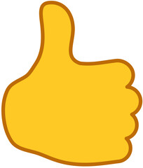 VECTOR EMOJI Hand Icon thumbs up