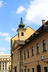 Obraz premium Traditional architecture in Zagreb, Croatia.