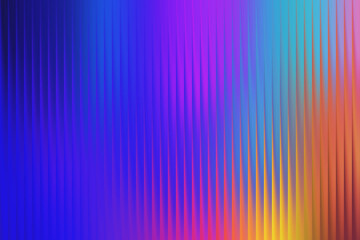 Vibrant rainbow gradient with vertical ribbed texture