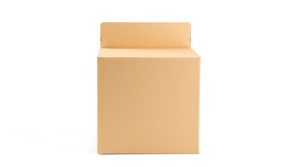 Minimalist Cardboard Box with a Dumbbell Shape Design