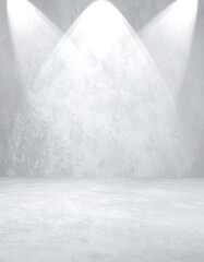 Empty light-filled white room