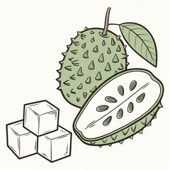 illustration of an apple