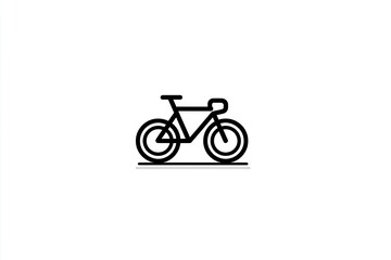 Obraz premium Simple outline of a bicycle.