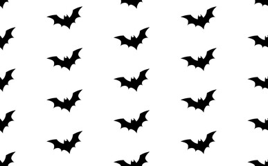 コウモリシルエット　①