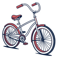 Classic Bicycle Illustration A Retro Ride on Two Wheels