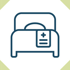 Hospital Bed Icon