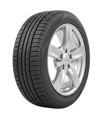 Obraz premium Car Tire and Wheel Isolated Cutout Transparent PNG